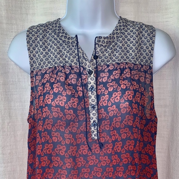 EUC- Lorimer Boho Sleeveless Top! - Picture 4 of 4